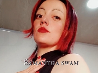 Samantha_swam